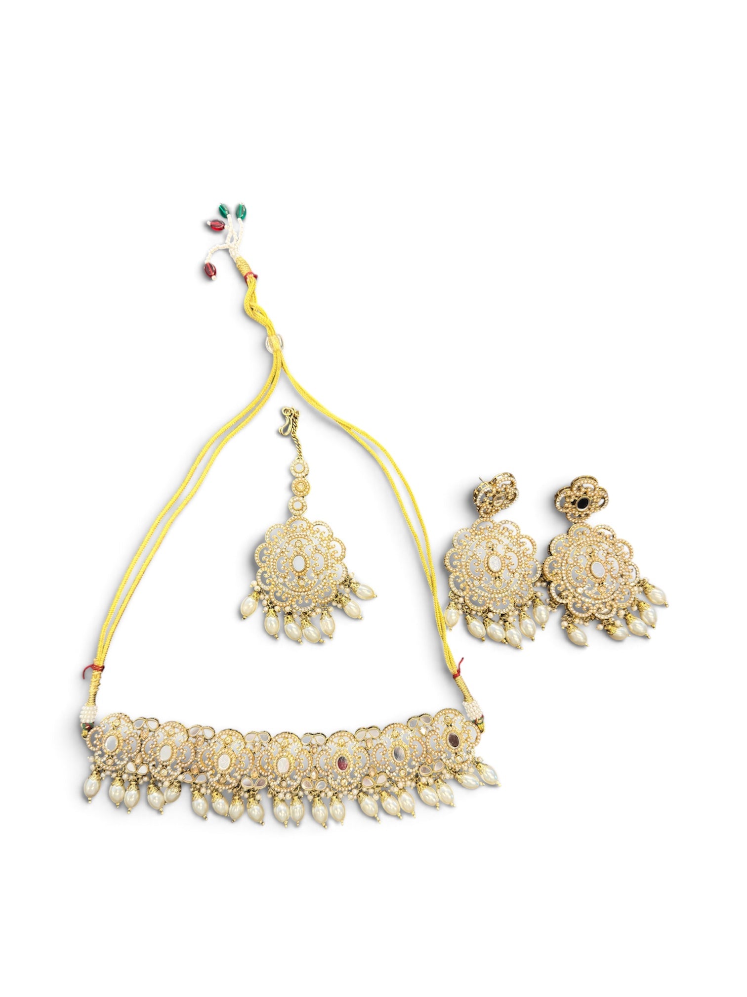 Noor – Pearl & Kundan Choker Jewellery Set