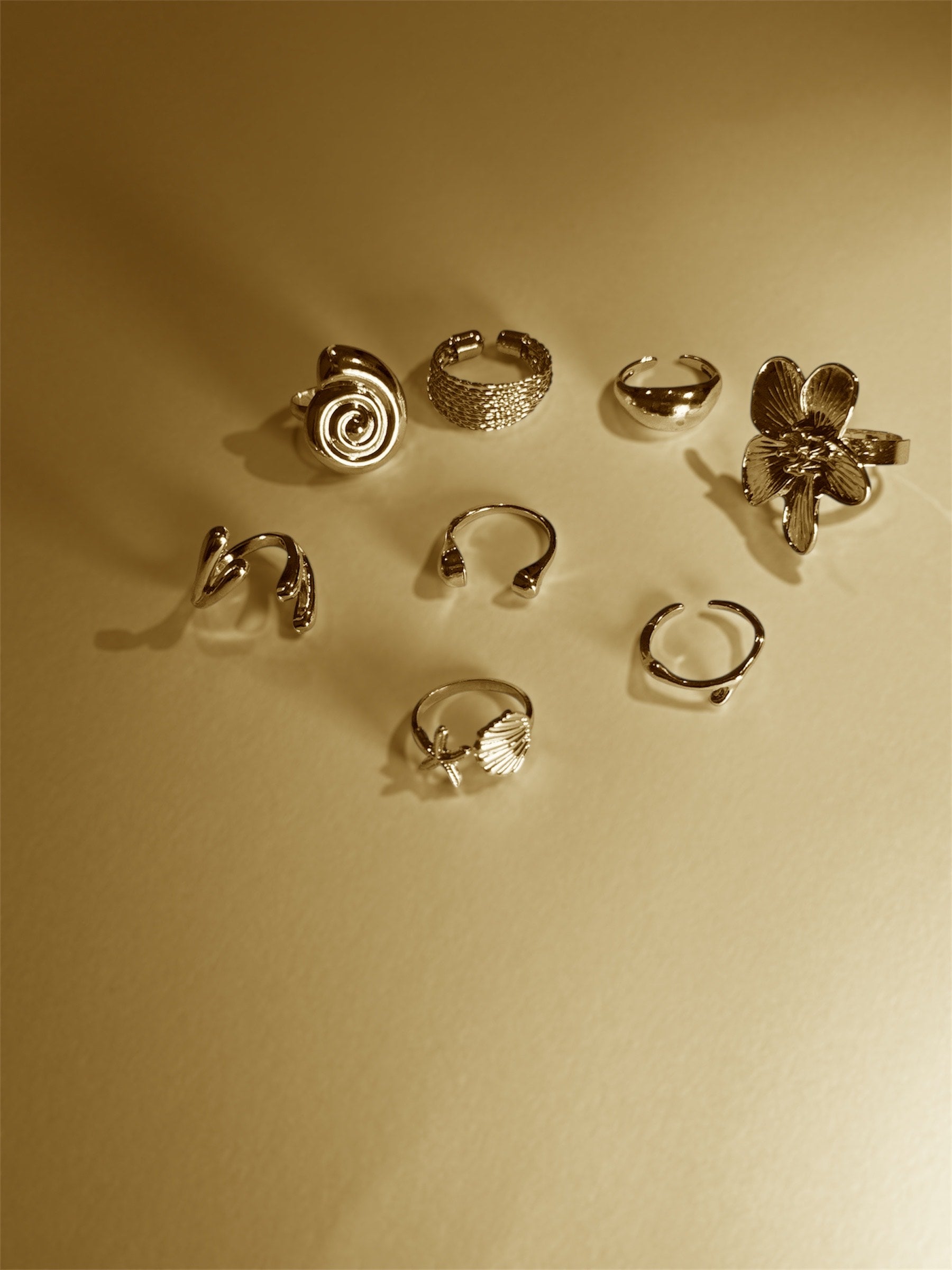 Sea Whisper Rings